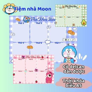 1 tờ thời khóa biểu dán được