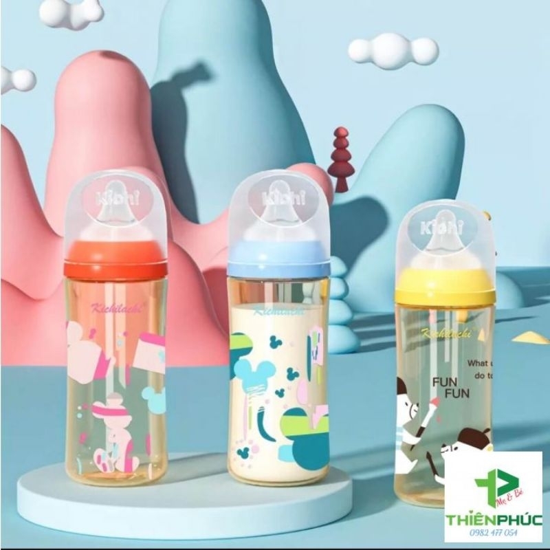 Bình sữa PPSU thế hệ 3 không quai cầm
