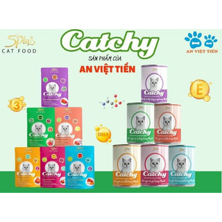 Pate catchy cho mèo - lon 400g