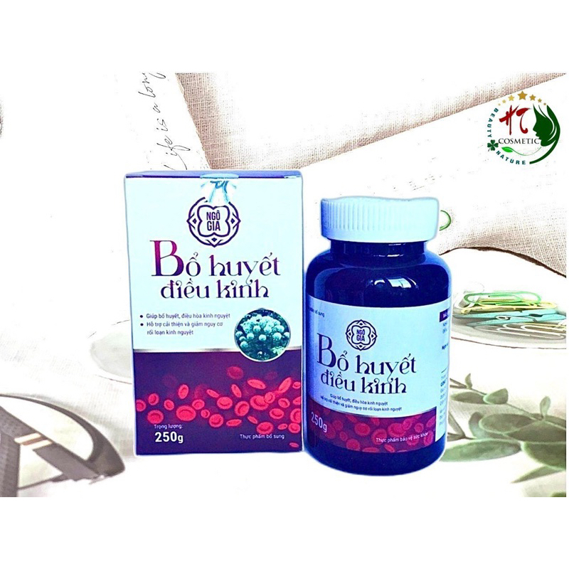 Bổ h uyế t đ iều k inh Ngô Gia HT- hỗ trợ bổ huyế.t, hoạt huyế.t..