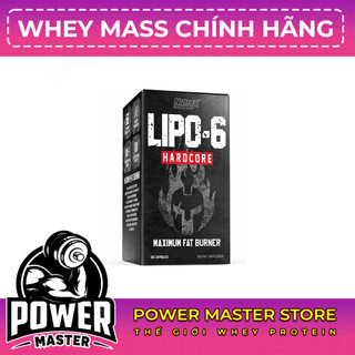 Viên uống giảm mỡ lipo6 hard core, viên uống lipo6 hardcore hỗ trợ giảm mỡ mạnh mẽ, hộp 60 viên