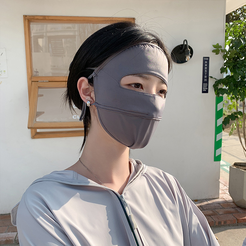 Khẩu trang Ninja 2 lớp vải cotton thông hơi che kín mặt chống nắng chống bụi nam và nữ - Khau trang