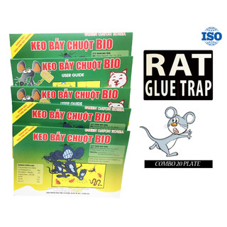 Combo 20 miếng Keo bẫy chuột, keo dính chuột không độc hại