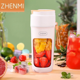 Hàng chính hãng -máy sinh tố cầm tay zhenmi 10 lưỡi - sạc pin- xay được đá viên