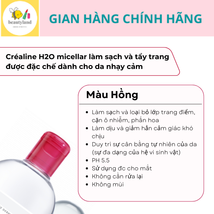 Nước Tẩy Trang BlO Nội Địa Pháp 500ml Mẫu Mới Date 2025