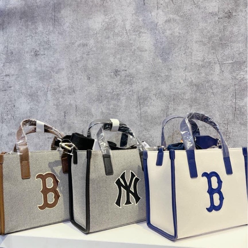 Túi Đeo Chéo MLB Boston Canvas Đủ Ba Màu và Combo Nón