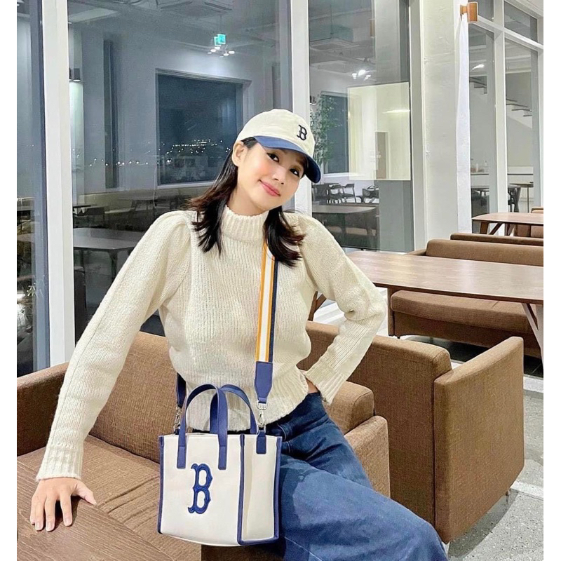 Túi Đeo Chéo MLB Boston Canvas Đủ Ba Màu và Combo Nón