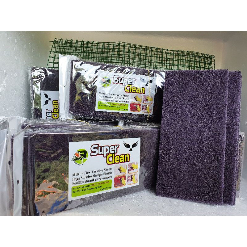 ( Túi 10 miếng ) Miếng rữa chén , chùi nồi 3M SuperClean