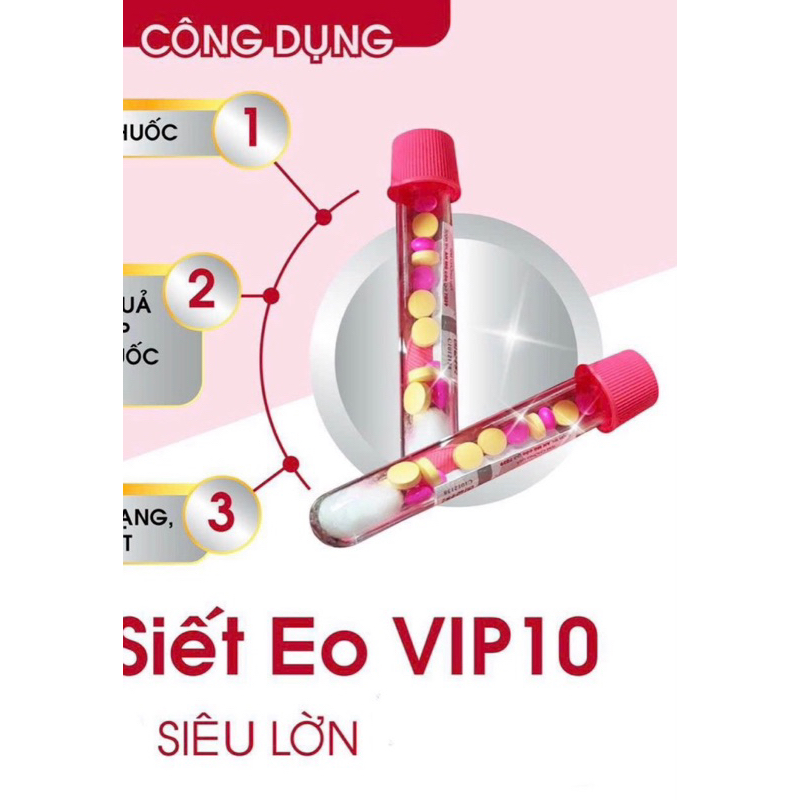 Kẹo Siết Eo Huỷ mỡ Thái VIP X10