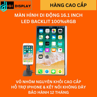 Màn hình di động cao cấp fhd 16.1 inch led backlit 100%srgb - hỗ trợ iphone & android portable monitor for laptop