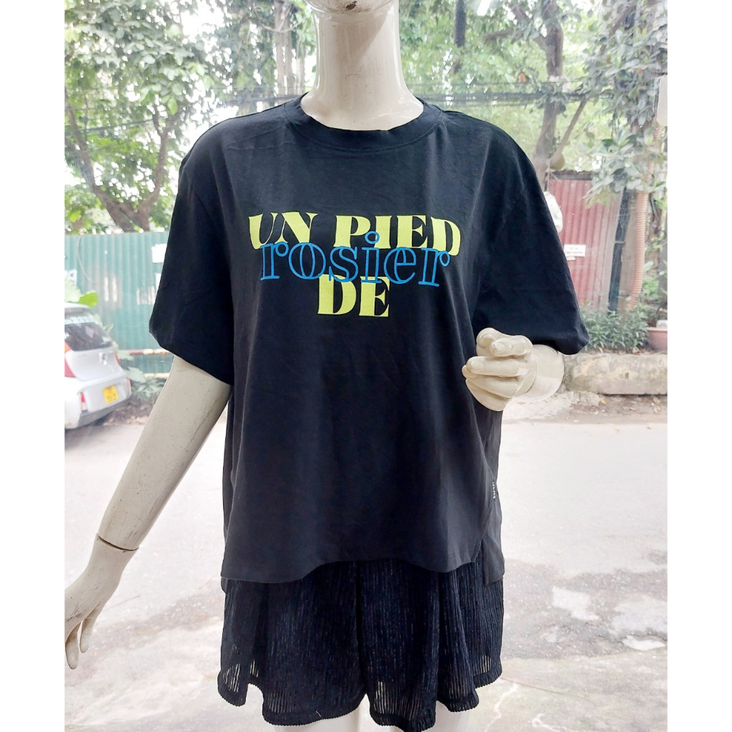 Áo phông nữ Un pied de rosier xuất Hàn. HA4832