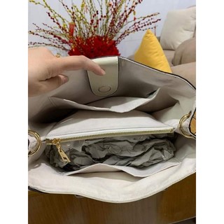 Túi công sở Lệ Vi da thật  ( size  33)