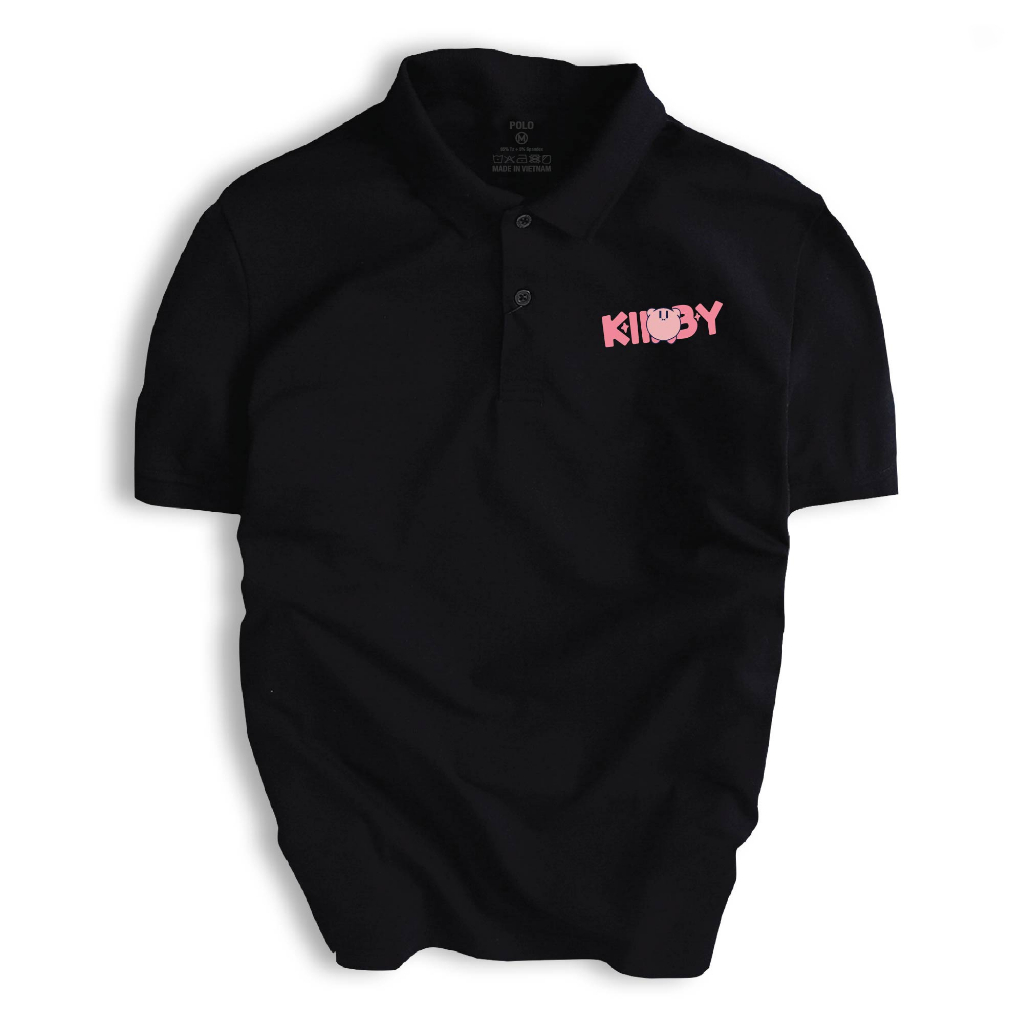Áo thun POLO nam nữ UNISEX thiết kế KIRBY dễ thương vải cá sấu cotton cao cấp chuẩn form