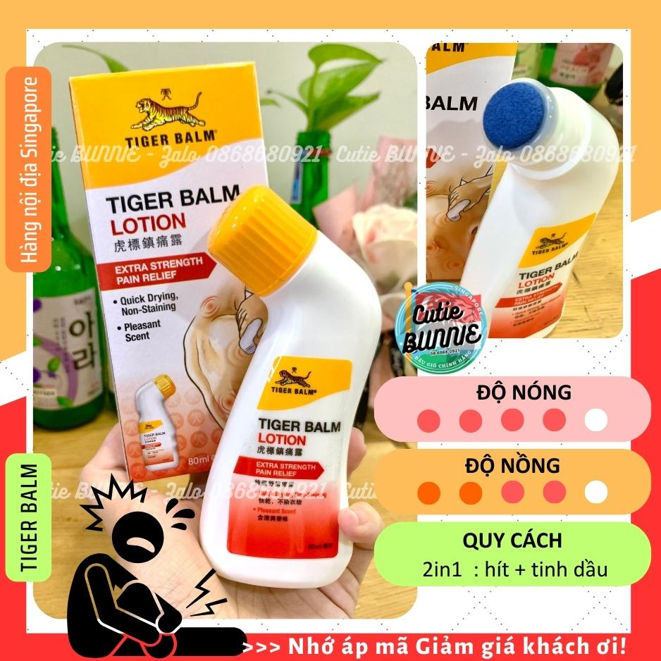 Kem xoa bóp Con Cọp 80ml date 2025 / Lotion Tiger Balm / Hàng nội địa Singapore / Dầu xoa bóp con Hổ