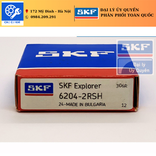 Vòng bi SKF chính hãng, mã - 6204-2RSH