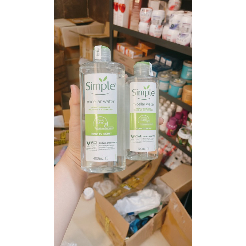 NƯỚC TẨY TRANG SIMPLE UK 200ML