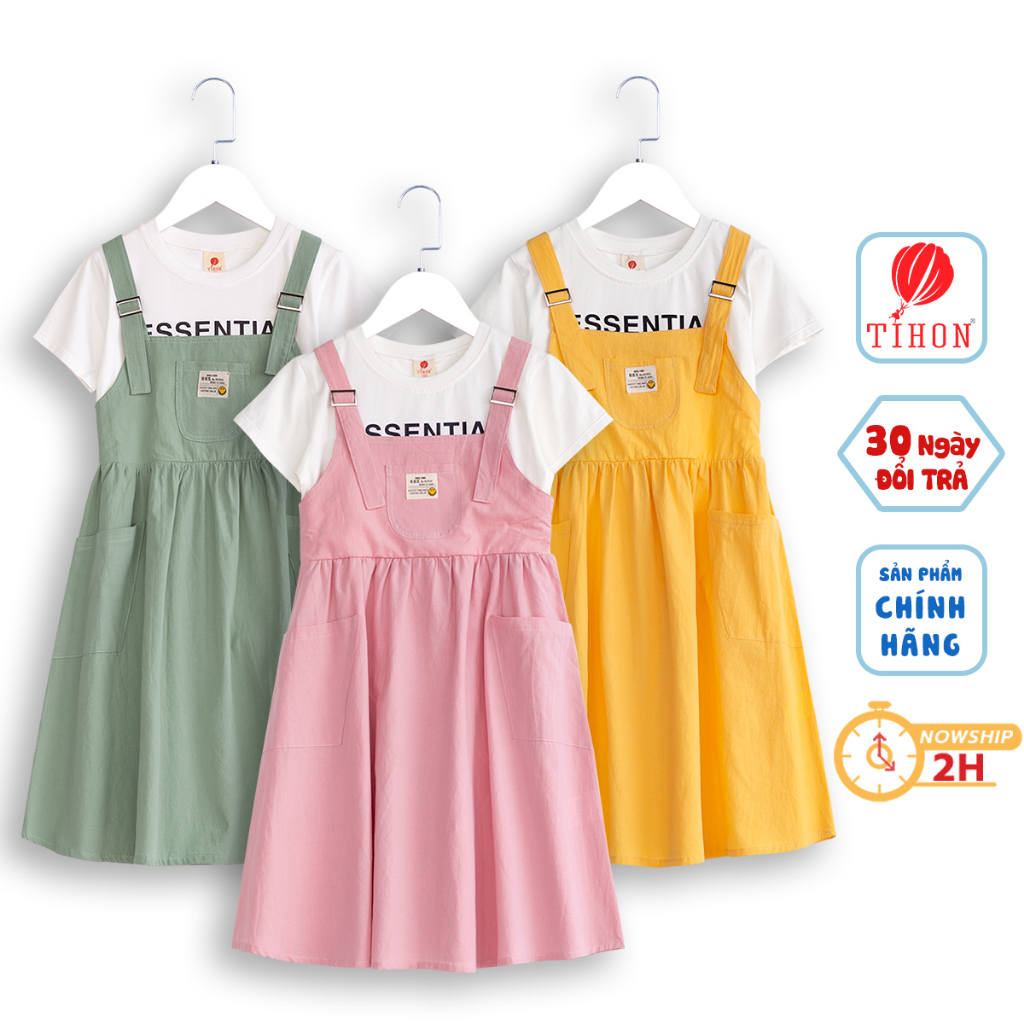 Váy cho bé gái TIHON cao cấp phong cách Hàn Quốc cực yêu VT0770762