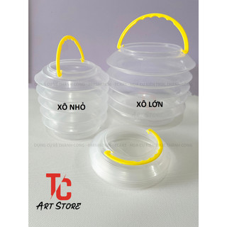 Xô Rửa Cọ Xếp ( Nhựa dẻo, có thể gấp gọn lại)