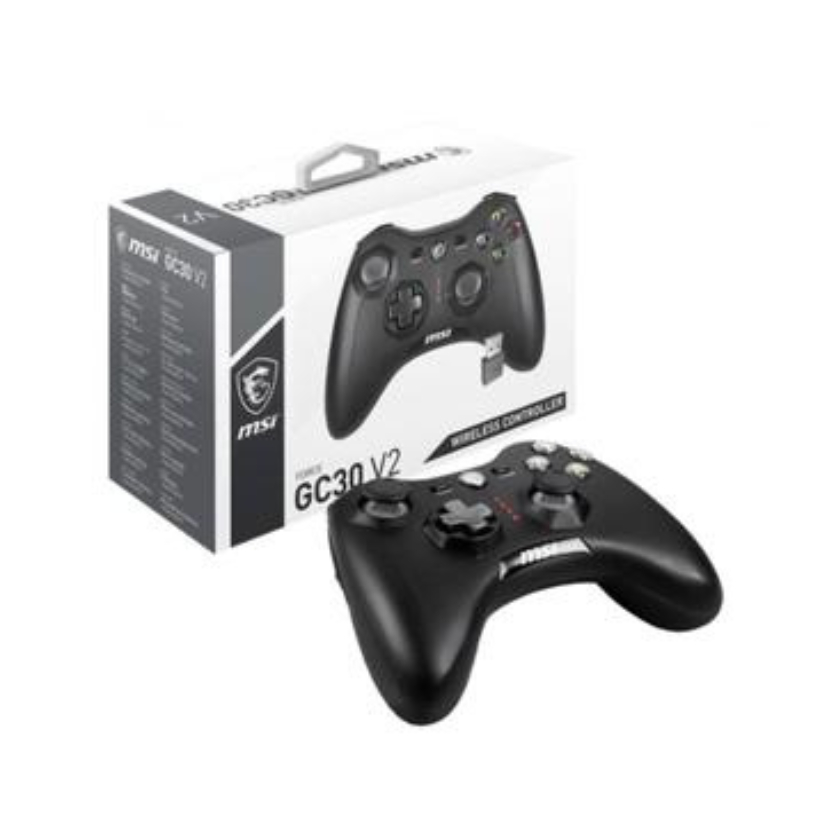 Tay Cầm Chơi Game Không Dây - Gamepad MSI GC30 V2 Wireless  - Hàng chính hãng