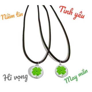 Dây chuyền cỏ bốn lá mang lại Niềm tin, Hi vọng, Tình yêu và May mắn