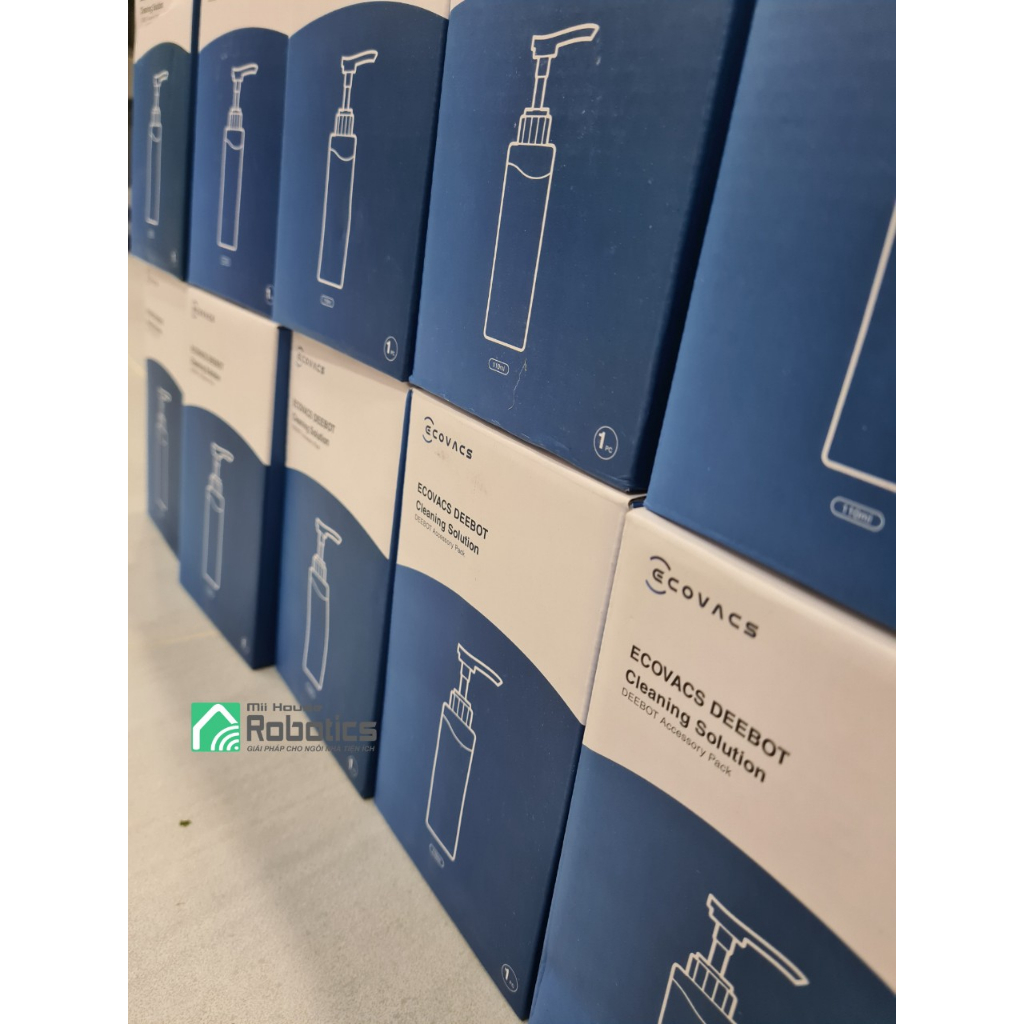 Nước lau sàn Deebot & Ecovacs dùng cho Robot hút bụi lau sàn - Hàng chính hãng