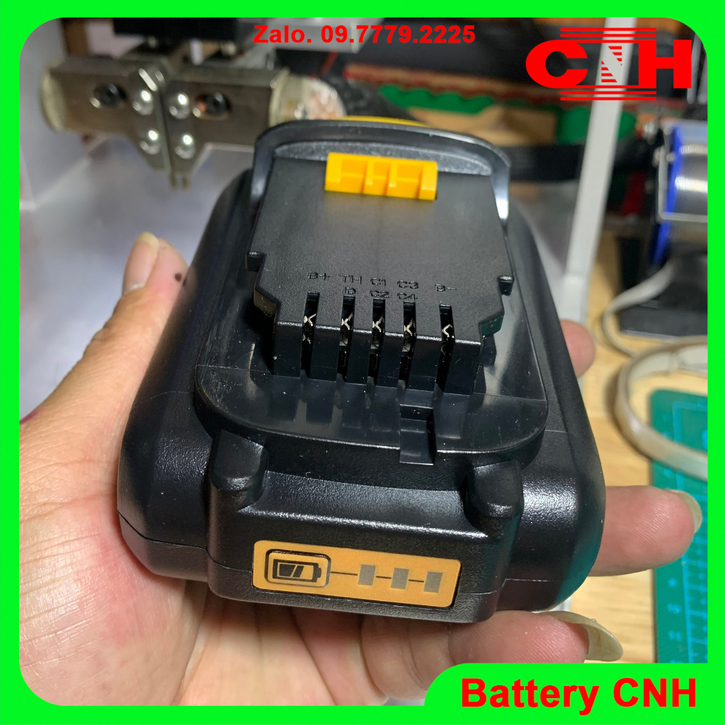 Pin Dewalt 18v 5cell 21700 dùng cho máy chính hãng. Nhận sạc zin