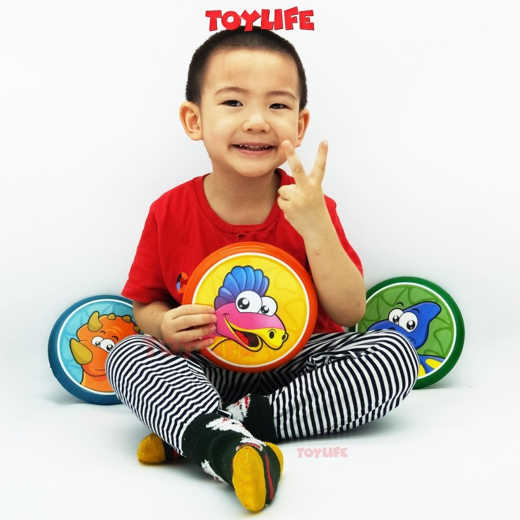 Đĩa ném, đồ chơi frisbee, đĩa bay 16 cm, đồ chơi vận động cho bé, nhựa bọt biển an toàn TOYLIFE
