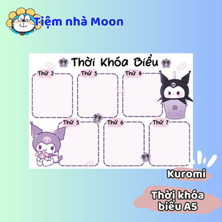 1 TỜ THỜI KHÓA BIỂU DÁN ĐƯỢC