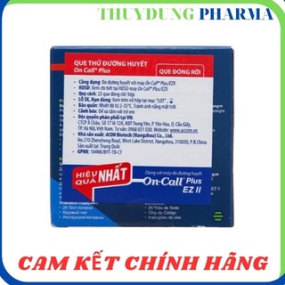 Que thử đường huyết On Call Plus (25 que)