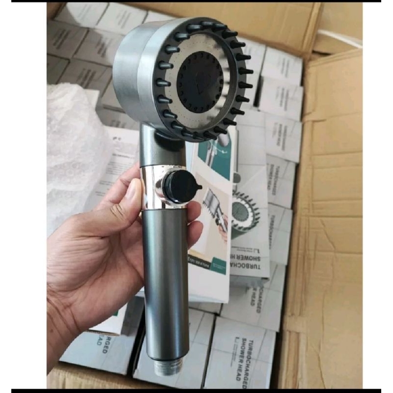 Vòi sen tăng áp thông minh massage 3 chế độ, kèm lõi lọc sạch nước