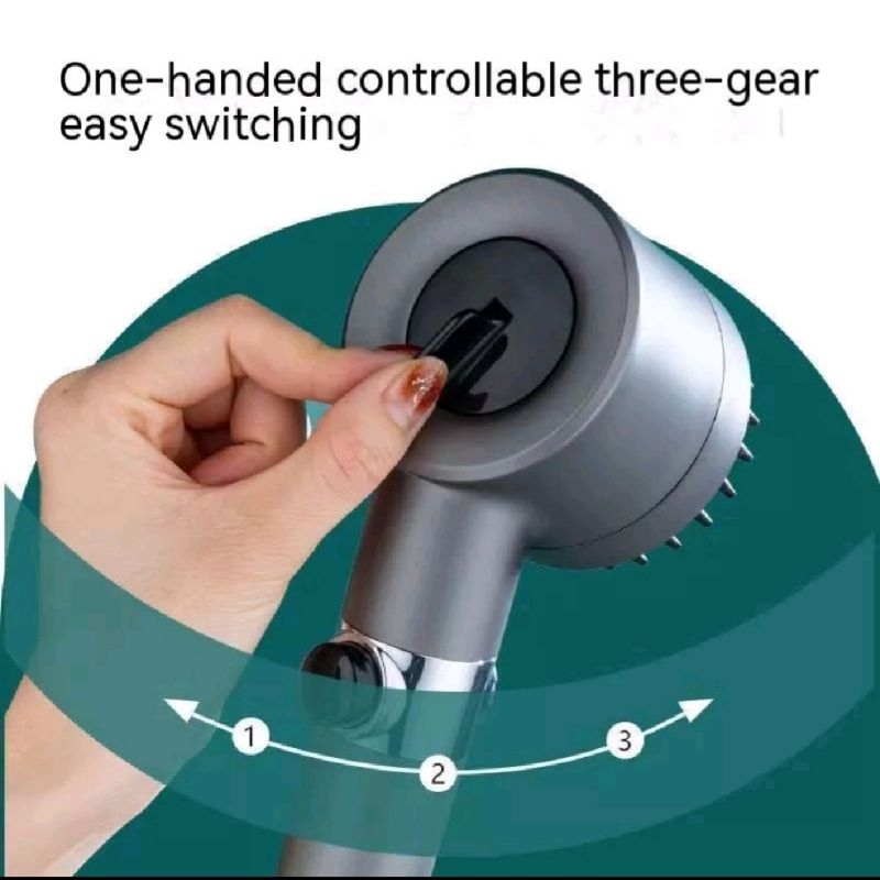 Vòi sen tăng áp thông minh massage 3 chế độ, kèm lõi lọc sạch nước