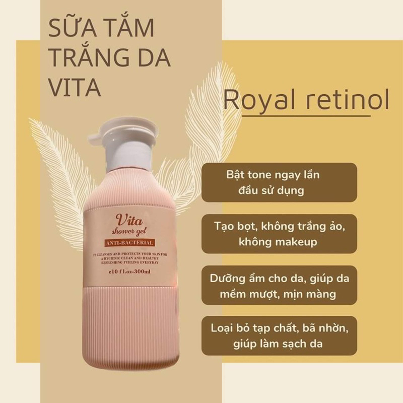 SỮA TẮM TRẮNG DA VITA SHOWER GEL