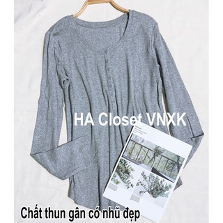 Áo Thun Gân Dài Tay Ana