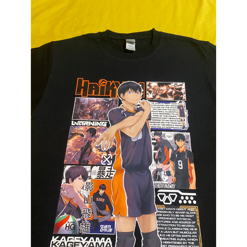 Áo phông Haikyuu: Kageyama 100% Cotton Nam / Nữ by The Runaway