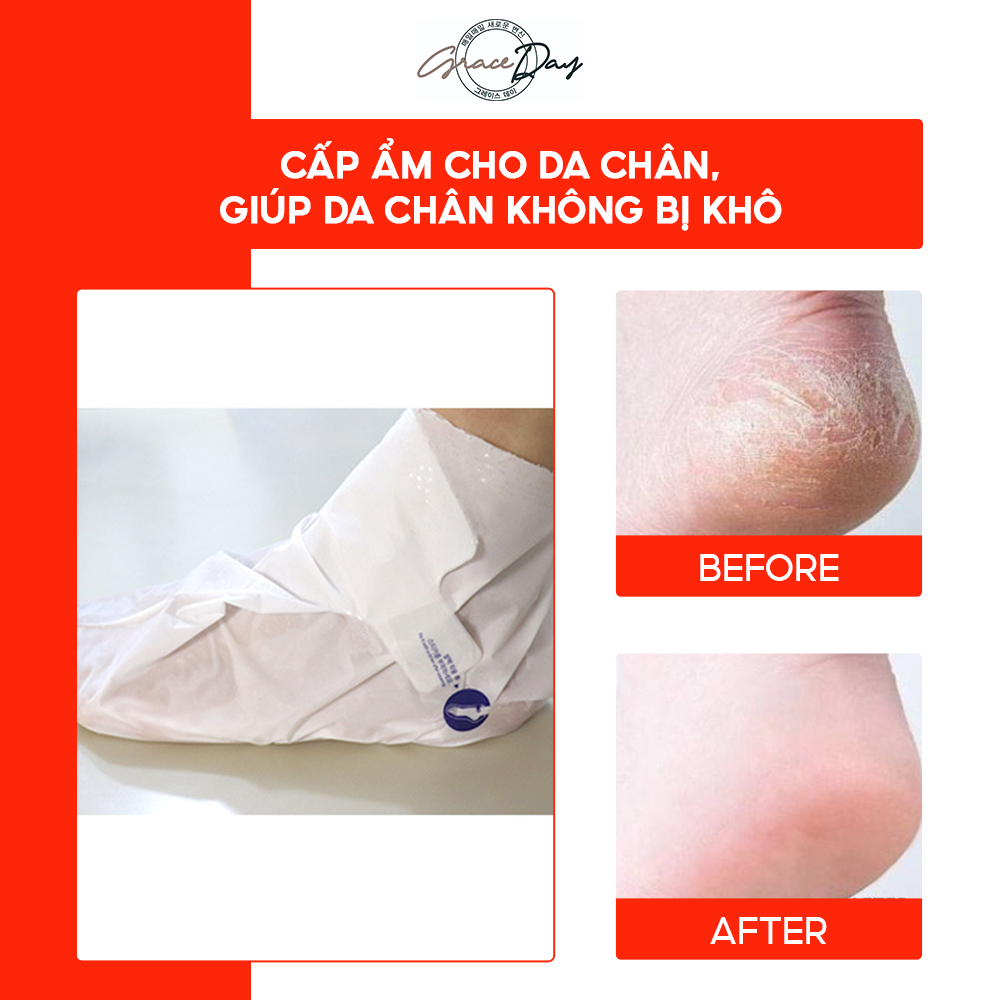 Mặt Nạ Dành Cho Chân Grace Day Exfoliate Socks Mask Pack 40g