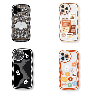 Ốp lưng điện thoại IPhone ITS.TUL mẫu Cute puppy - Stamp lucky - Little monster - Thỏ lucky money