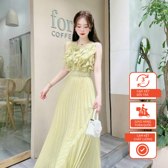 Đầm dự tiệc dập ly sang trọng