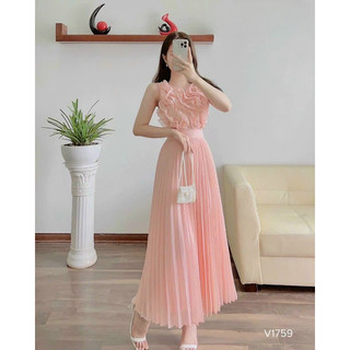 Đầm dự tiệc dập ly sang trọng