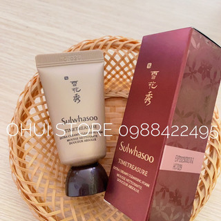 Sữa rửa mặt thông đỏ Sulwhasoo Timetreasure Renovating EX 15ml - Chuẩn Auth