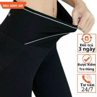 Quần legging nữ cạp chéo cao cấp chất umi loại 1 gen bụng cho nữ - Full hộp