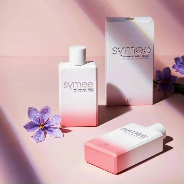 Kem Dưỡng Trắng Saffron & Collagen Symee Whitening Body Cream - 200ml