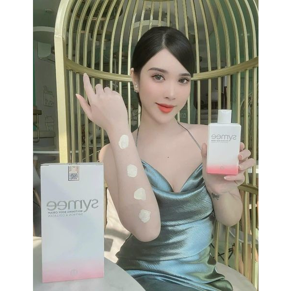 Kem Dưỡng Trắng Saffron & Collagen Symee Whitening Body Cream - 200ml