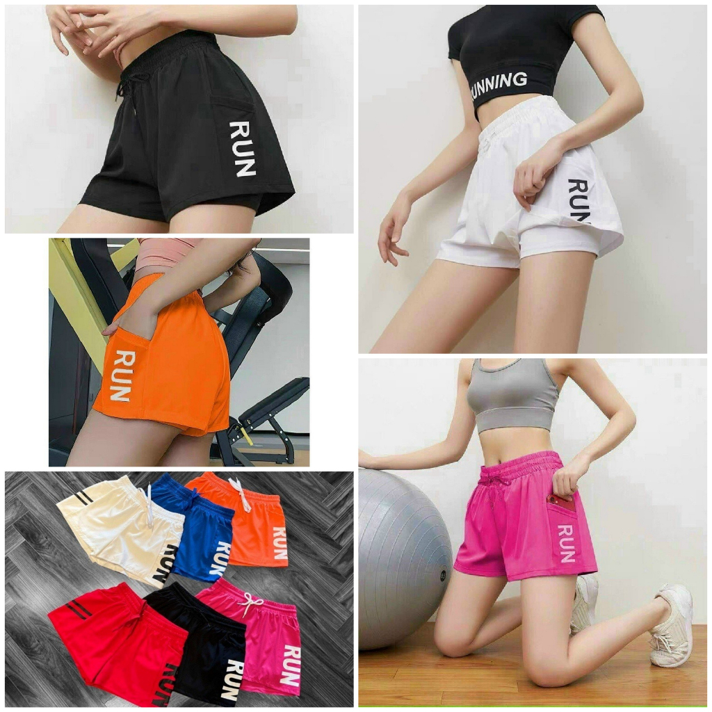 Quần Đùi 2 Lớp Run Chất Thun Gió Cực Đẹp (Đồ Tập Gym-yoga Nữ)