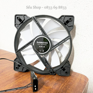 Fan case 12cm 0.14A  SAMA, PHANTEKS thổi mát new