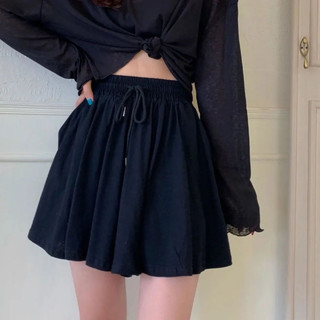Quần short giả váy dáng xoè thời trang nữ