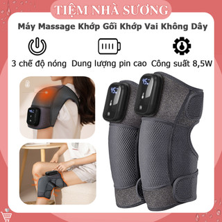 Máy Massage Đầu Gối Khớp Vai Không Dây, 3 Chế Độ Nóng, Giảm Đau Nhức, Hỗ Trợ Vật Lý Trị Liệu