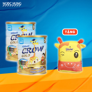 2 lon abbott grow 3+ 900g tặng 1 balo abbott grow
