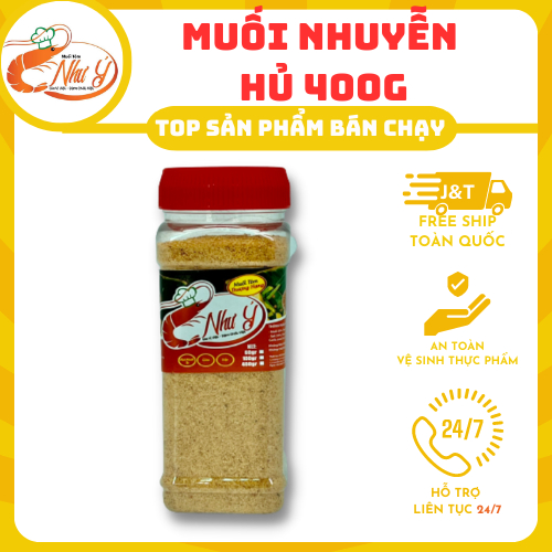 MUỐI TÔM NHƯ Ý - MUỐI NHUYỄN - TRỌNG LƯỢNG 400G - MUỐI TÔM NHƯ Ý