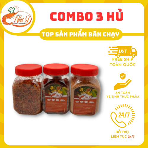 MUỐI TỔM NHƯ Ý - COMBO 3 HỦ - HỦ NHỎ