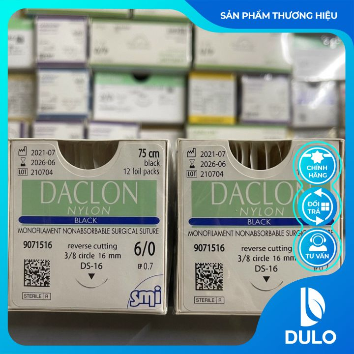 Chỉ phẫu thuật Daclon 6/0